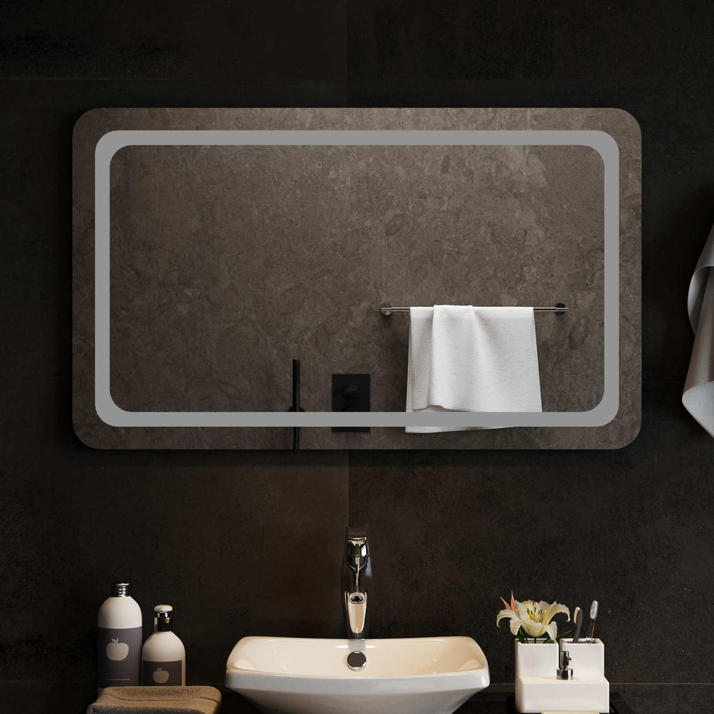 Led Badkamer Spiegel Transparant Gehard Glas