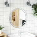 Led Badkamer Spiegel Transparant Ø 40 Cm Gehard Glas