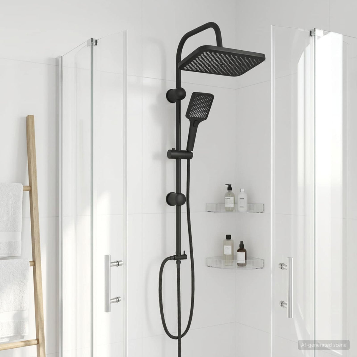 Douche Systeem Met Douchekop Roestvrij Staal