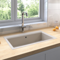 Keukenwasbak 79 X 50 X 31 Cm Kwarts En Hars